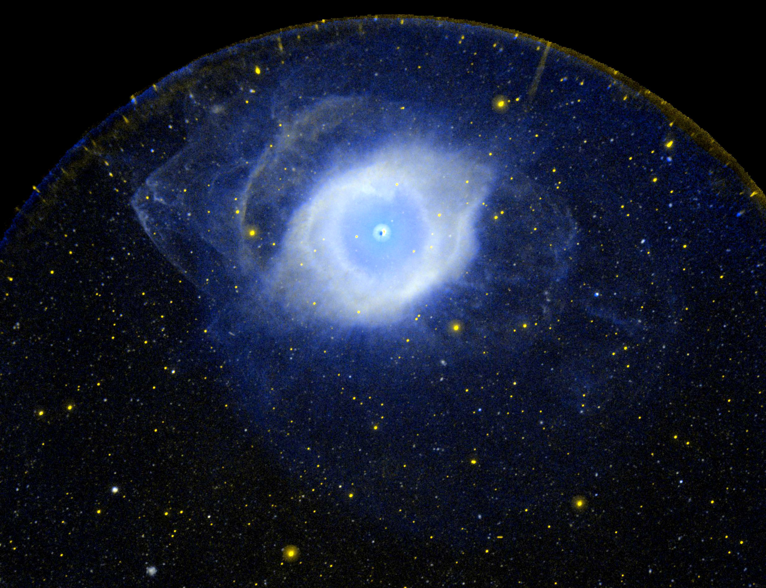 Brand new galaxy and nebula space photo keyring series Helix nebula Planet 